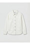 White Shirt Collar Oversized Women's Jean Jacket - 4