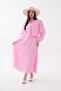 Pre-Tieded Jacquard Knitted Skirt Suit - 6