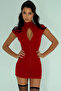 Gasha Mini Dress - Red - 2