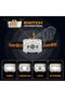 LED Headlamp, 4 Lighting Modes, Pivoting Head with Adjustable Headband, IPX4 Water Resistant Perfect for Running, Camping and Hiking, 3 AAA Battery Powered(2 Pack) - 2