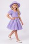 Rosemu Girl's Hat Set M00819 Lila - 2