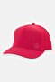 Men Adjustable Brand Logo Cap, Red