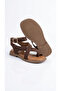 Women's Suede Flip-Flop Ankle Strap Sandals Comfortable Orthopedic Sole Sandals - 4