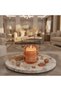 Home Fragrance Immersion & Golden Pink Mini Luxury Fragrance Candle with Glass Cup – 9 cm - 2