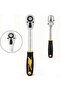 Reversible Ratchet 1/4 Inch Industrial Drive Hand Tool for Socket Tightening Loosening Precision Mechanical Maintenance Repair and General Workshop Applications - 4