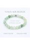 Natural Stone Agate Bracelet 8mm | Moss Agate Natural Stone | Evil Eye Bracelet