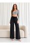 Women's Premium Textured Wide-Leg Summer Wrinkled Fabric Palazzo Casual Trousers - 6