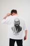 Men's Printed T-Shirt Short Sleeve Crew Neck Regular Fit Comfortable Fit Casual T-Shirt - White Mariposa - 3