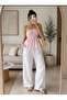 Strapless Muslin Gathered Blouse
