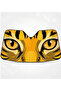 Metallized car interior front glass sunshade (tiger) is not cardboard