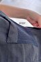 Mesh Detail Washed Cotton Fabric Blouse 6Y207 - 4