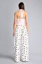 Baggy Fit Pocketed Regular Waist Gabardine Polka Dot Trousers H1890Ax26Sm - 5