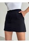 Crep Women's Mini Skirt with Shorts on the Back Black - 3