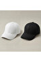 2 Pieces Unisex Gabardine Fabric Adjustable Velcro Women's & Men's Plain Summer Hat