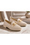 Women's Stylish Buckle Casual Loafer Ballerinas - 6