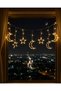 Led Lighted Moon Star Ramadan Decor Indoor Ornament Lighting