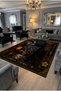 Sdt Fish Theme Patterned Modern Woven Base Decorative Carpet Mosso3391 - 3