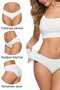 Glb-Stl41414 7 Pieces Women's Seamless Laser Cut Flexible Non-Marking Panties S10 - 8