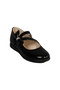 Arz Velcro Patent Leather Girls' Ballerina Shoes - 4