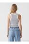 U-Neck Striped Women's Undershirt (S6) - 4