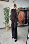 Leopard Detailed Trousers Suit Black - 2