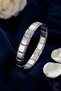 Starry Stainless Steel Italian Charm Bracelet 18cm Silver - Unisex Italian Bracelet with Charms