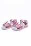 Glow Girls' Pink Color Sandals with Butterfly Figure and Sequin Detail - 7