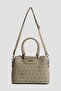 Modern Mink Printed Handy Handbag - Stylish Daily Bag - 2