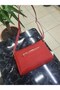 Stylish Modern Red Laser Strap Convenient Handbag Women's Bag - 4