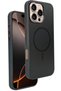 Urr Matte Pure Glass Magsafe Cover Compatible with iPhone 16 Pro - Black - 4