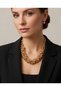 Modern Gold Elegant Necklace with Globe Detail