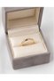 Prismora Inlaid Zircon Stone Thin Octagon Adjustable Ring - 5