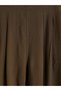 Vizyon New Season Elastic Waist Women's Pleated Trousers - 7