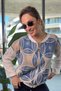 Italian Design Linen Zipper Jacket - 5