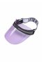 Women's Sunscreen Colored Plexiglass Visor Beach Hat - 7
