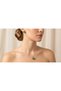 Elegant Rose Jewelry Set – Floral Pendant Necklace & Stud Earrings for Women - 2