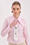 Women's Tie Detailed Open Waist Design Shirt - 4
