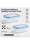 Glass Containers BPA-Free Locking Lids, Food Storage Container, 100% Leakproof Glass Lunch Boxes, Freezer Storage Container with Airtight Lids, Glass Food Storage (Set of 4) - 8