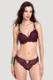 Women's Supportive & Lace Detailed Bra Panty Underwear Set - Comfortable & Soft Texture