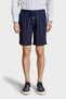 Cotton and Linen Blend Lace-Up Shorts Men's Shorts Bbss26Mso003137