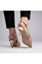 Vesta Triangle Buckle Detailed Heeled Shoes - 8