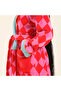 Tabea Pink - Red Unisex Bathrobe - 2