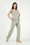 Regular Fit Tie-Detail Crew Neck Set SET 5866466 - 5