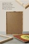 Dual Wooden Tabletop Sign with the Words "Allah" and "Muhammad" - Natural Wood Framed Home and Business Sign - 5