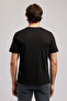 Mariano Men's Regular Fit 100% Cotton Printed Crew Neck T-Shirt Black - 3