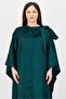 Women Embellished Kaftan Maxi Dress, Green - 2
