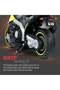 12V Kids Ride-On Motorcycle Electric Bike WHITE with Training Wheels, LED Lights, Bluetooth, Dual Motors - 6