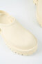 Paulo Women's Eva Banded Cream Slippers - 4