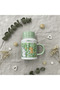 Flower Ceramic Mug with Lid | 400 ml | Sage Green & White | Cute Bunny & Bear Design - 3