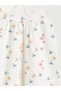 LCW baby Ecru Baby Collar Floral Baby Girl Romper - 4